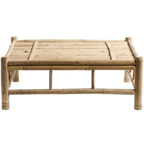 Modulsofa Bambus Salongbord / Fotskammel Naturfarget