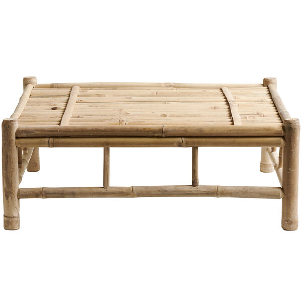 Modulsofa Bambus Salongbord / Fotskammel Naturfarget