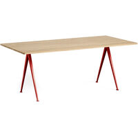 Pyramid 02 Spisebord 85x190 cm Sort / Røget Eg