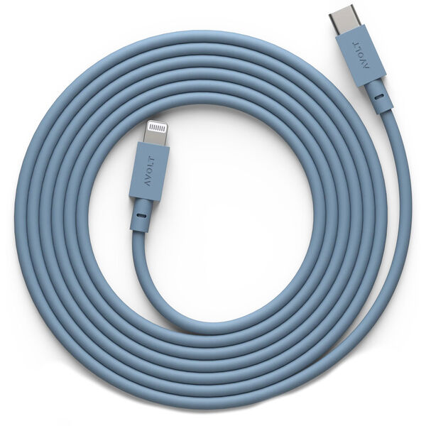 Cable 1 Opladningskabel USB-C / Lightning 2 m Hajblåt