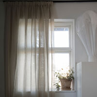 Sophie Gardin Dobbelt Bredde Natur 290x270 cm