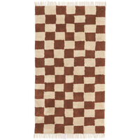 Mara Tvättbar Matta 80x150 cm Rust Red