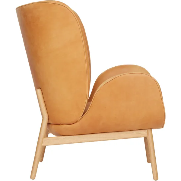 Enclose Lenestol Ben Mattlakkert Eik / Skinn Vintage Cognac
