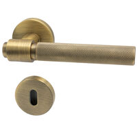Helix 200 Euro Standard Dørhåndtag med Nøglehul Antique Bronze