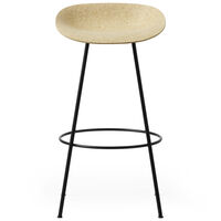 Mat Barstool 75 cm Hemp / Black