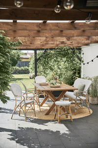Colonial Spisebord Outdoor Teak 100x160 cm