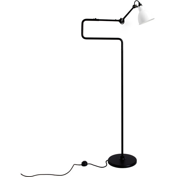 La Lampe Gras N°411 Gulvlampe Svart / Hvit