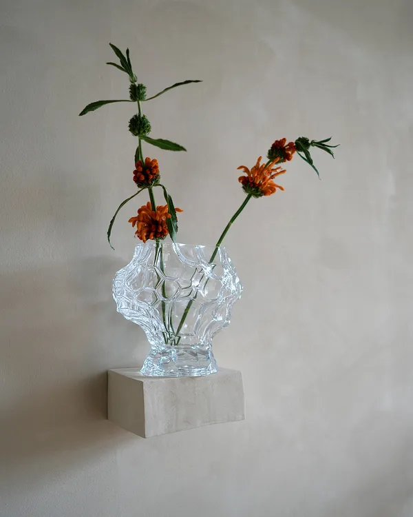 Canyon Medi- Clear Vase 18 cm Klar