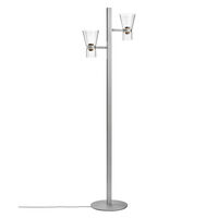 Floor Lamp Cone 2 Silver