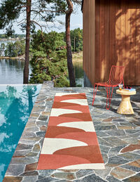 Hill Teppe 70x270 cm Brick / Rust / Cream