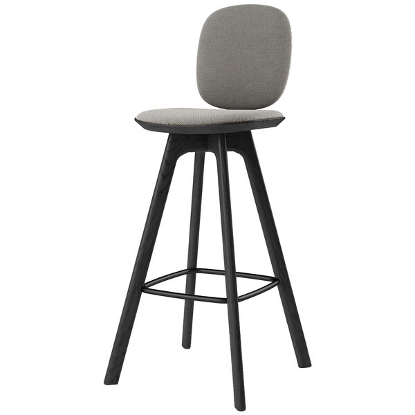 Pauline Comfort Baarituoli 75 cm Mustalakattu Tammi / Hallingdal Harmaa