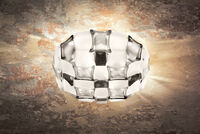 Mida Vegg-/Taklampe 67 cm Platinum