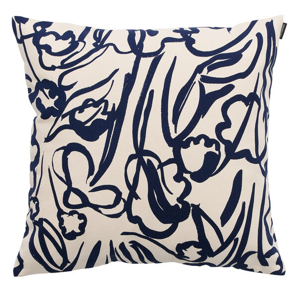 Ensikukat Putetrekk 50x50 cm Off-white / Mørkeblå