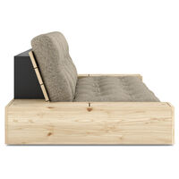 Base Sofa Bed With Storage Raw / Warm Sand