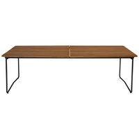 B31 Bord 92x230 cm Ubehandlet Eik / Sort