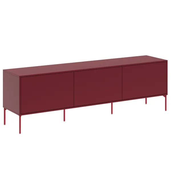 Bloc Tv-Benk 180 cm Garnet Red