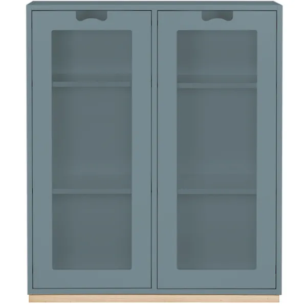 Snow E Vitrineskab 42 cm Nordic Blue