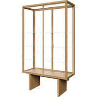Private Vitrinskåp 110x45x191 cm Ljus Betsad Ek