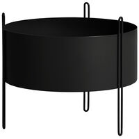 Pidestall Krukke Ø40 cm Sort