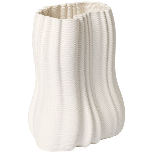 Moire Vaasi Luonnonvalkoinen 20 cm