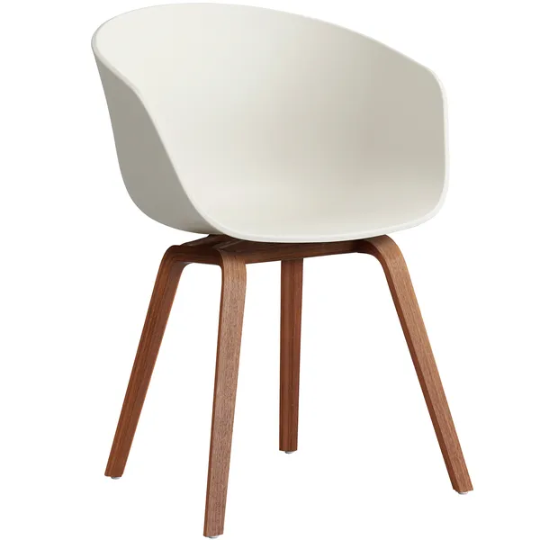 AAC 22 2.0 Karmstol Lackerad Valnöt / Melange Cream