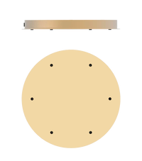 Miira 6 Lysekrone 470 mm Messing / Opal