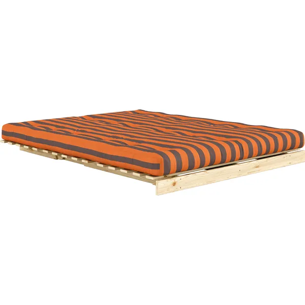 Roots Sovesofa 160x200 cm Oransje / Brun