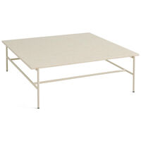 Rebar Sofabord 100x104 cm Alabaster