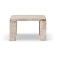 Atlas Sohvapöytä 60x60 cm Unfilled Travertine