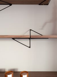Pythagoras Hyllplan 60 cm Valnöt