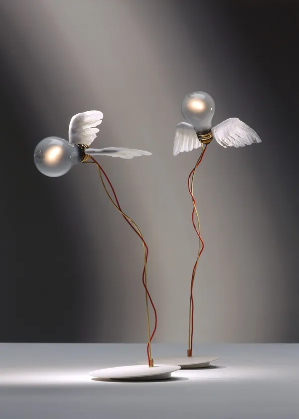 Lucellino Bordslampa Vit