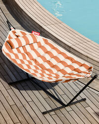 Headdemock Superb Hammock Stripe Orange Creme / Black