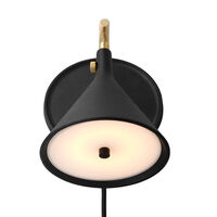 Cast Sconce Vegglampe Sort