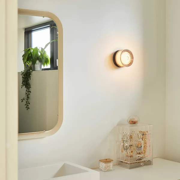 Otto Wave Vägglampa Ø13 cm Amber