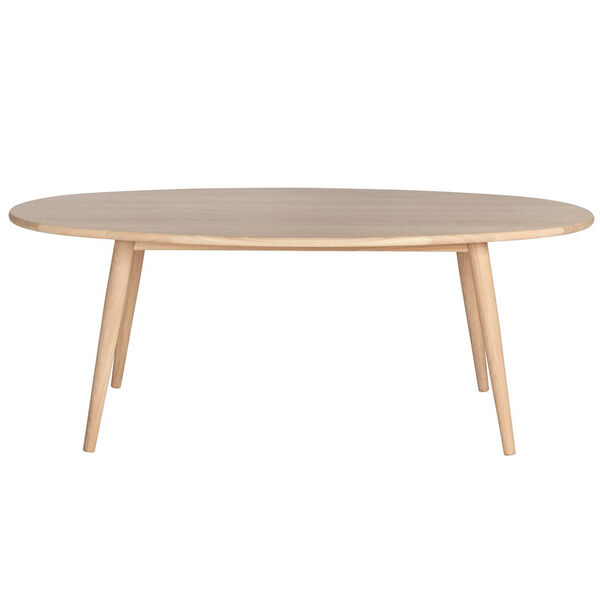 Symphony 08 Sofabord Ø120 cm Hvidolieret Egetræ