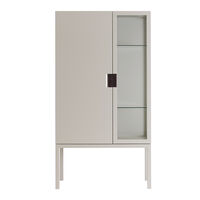 Frame Semi Cabinet Dark Sand
