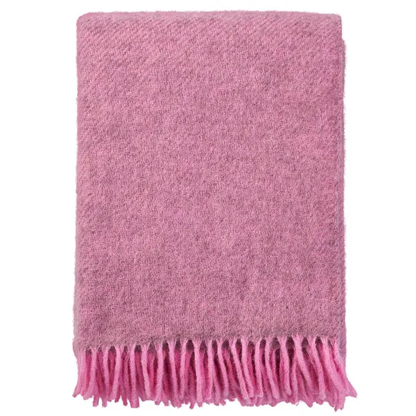 Gotland Plaid 130x200 cm Rosa
