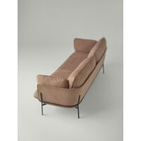 Cloud Sofa 3-seters Svarte Ben / Hot Madison 495