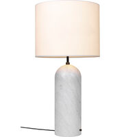 Gravity XL Gulvlampe Lav White Marble / Hvit