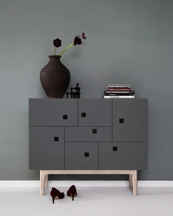 Peep C1 Sideboard Slate Grey/white oak