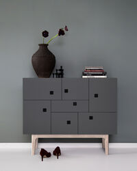 Peep C1 Sideboard Slate Grey/white oak
