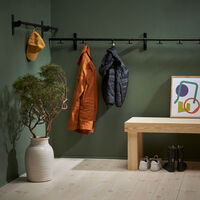 Nostalgi Knagglist 100 cm Svart / Black Stained Oak