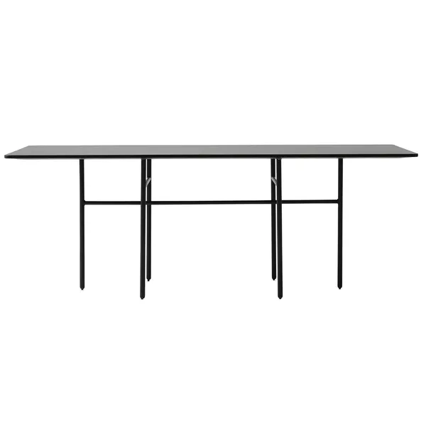 Snaregade Spisebord 90x200 cm Sort