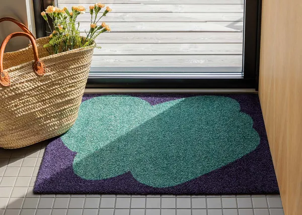 Heymat X Sight Unseen Dørmåtte 58x81 cm Emerald