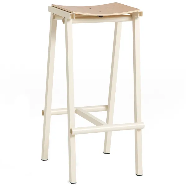 Taburete 8 Barstol 75 cm Eggshell