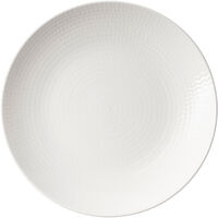 Blå Eld Tallerken 19 cm Hvid