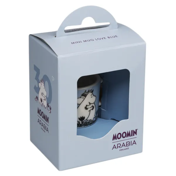 Moomin Minimugg Kärlek blå Box