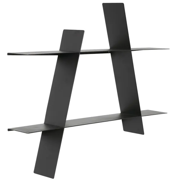 A-shelf Vägghylla L Svart Stål