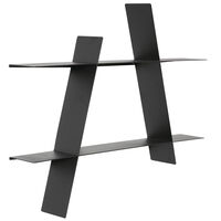A-shelf Vägghylla L Svart Stål