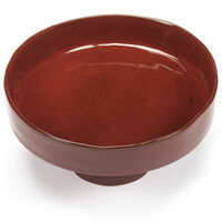 La Mère Bowl With Foot Venetian Red